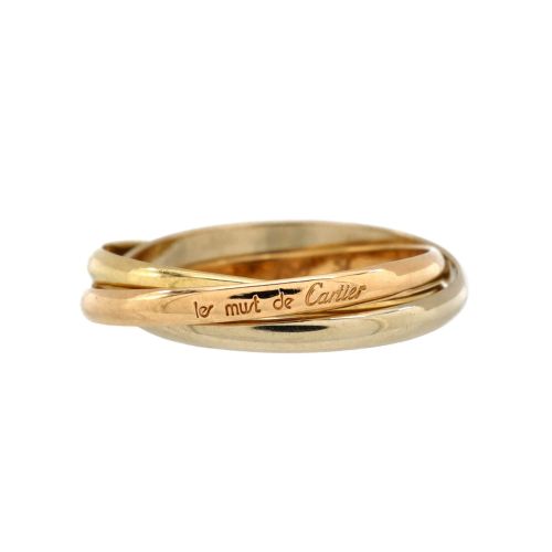 Trinity Ring 18K Tricolor Gold Small