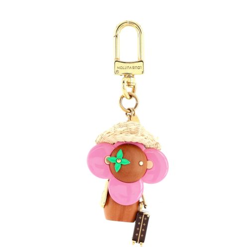 Vivienne Explorer Bag Charm Wood and Resin