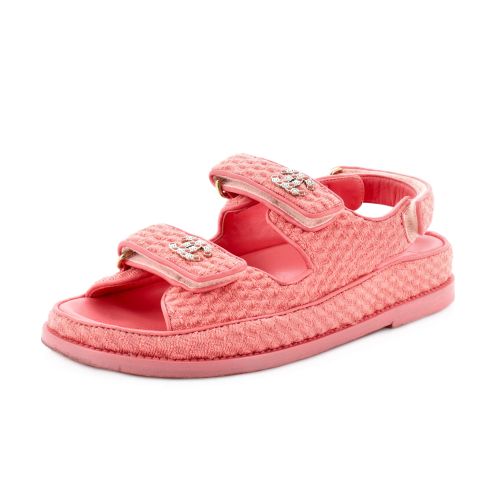 Women's Velcro Dad Sandals Knit Fabric