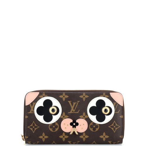 Zippy Wallet Limited Edition Valentine Dog Monogram Canvas