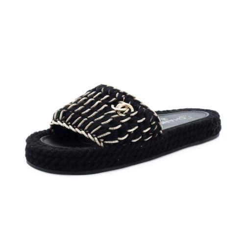 Women's CC Slide Sandals Braided Knit