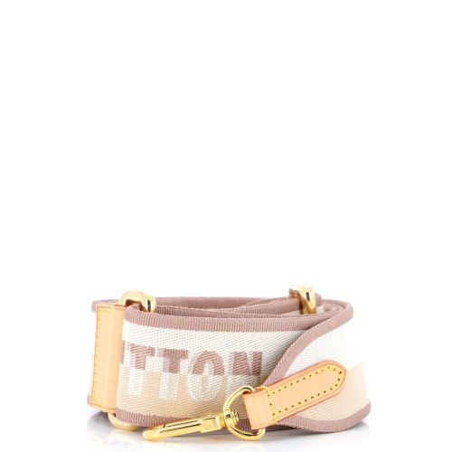 Logo Shoulder Strap Jacquard Wide