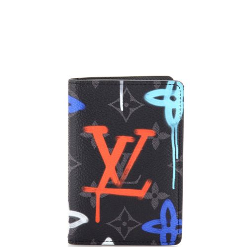 Pocket Organizer Graffiti Monogram Eclipse Canvas