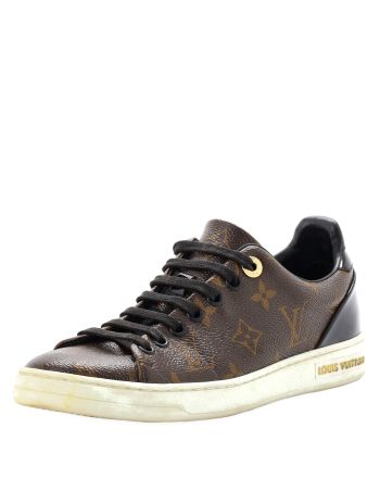 Women's FrontRow Sneakers Monogram Canvas with Patent