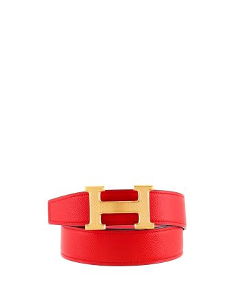 Constance Reversible Belt Leather with Guilloche Hardware Medium 90