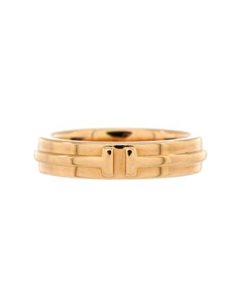 T Two Ring 18K Rose Gold Narrow