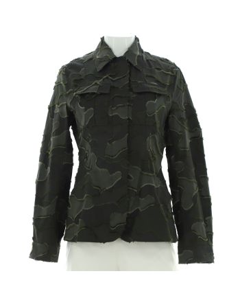 Women's Camo Double Pocket Jacket Polyester