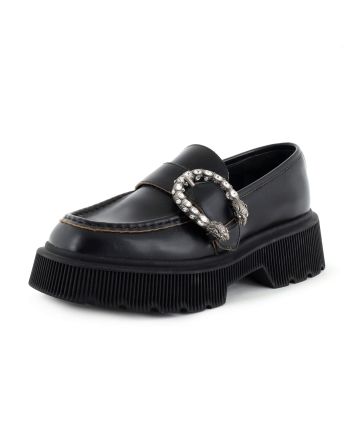 Women's Dionysus Platform Loafers Leather