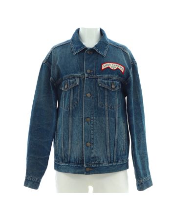 Patch Denim Jacket Washed Denim