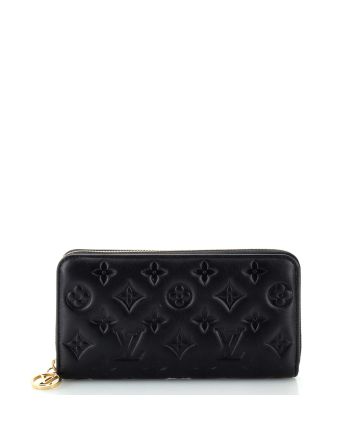 Coussin Zippy Wallet Monogram Embossed Lambskin