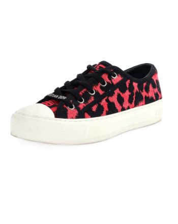 Women's Walk'N'Dior Sneakers Embroidered Canvas