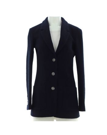 Women's Button Up Blazer Tweed