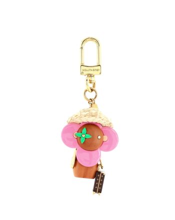 Vivienne Explorer Bag Charm Wood and Resin