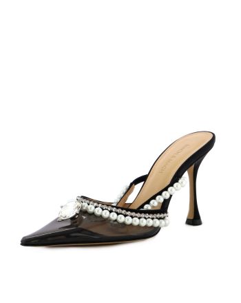 Women's Diamond of Elizabeth Heeled Mules PVC 100