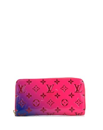 Zippy Wallet Ombre Monogram Vernis