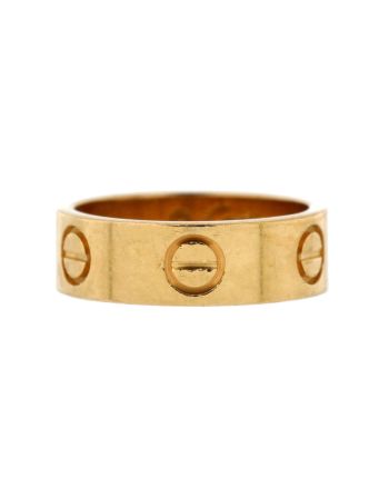 Love Band Ring 18K Yellow Gold