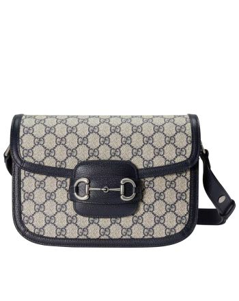 Gucci Horsebit 1955 Small Bag 602204 Dark Blue