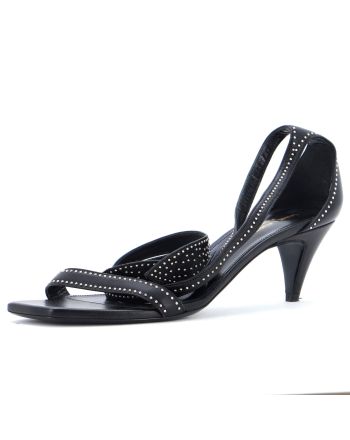 Women's Charlotte Heeled Sandals Studded Leather