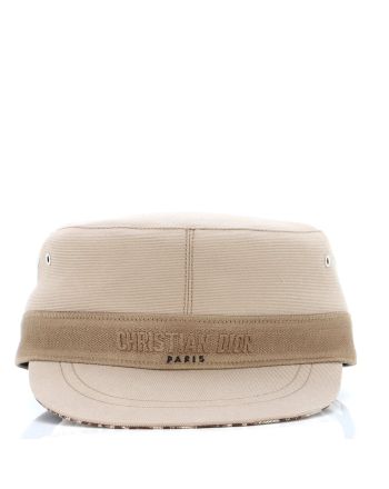 Logo Newsboy Cap Cotton Blend